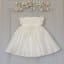 Silk and lace Christening dress