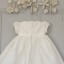 Baby Christening dress with lace trim