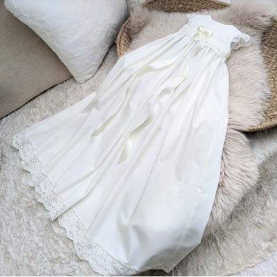 Sophie Cotton Christening Gown
