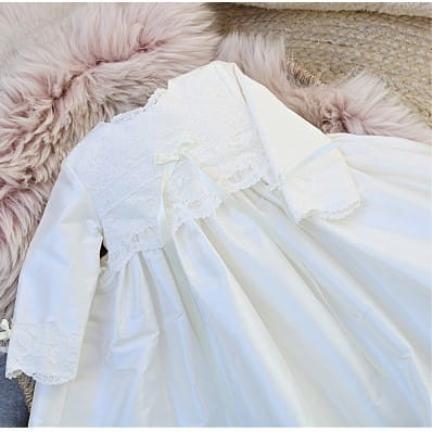 Long sleeved baptism gown