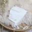 Olivia Silk and Lace Christening bonnet