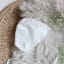 Vienna Ivory Silk Christening Bonnet